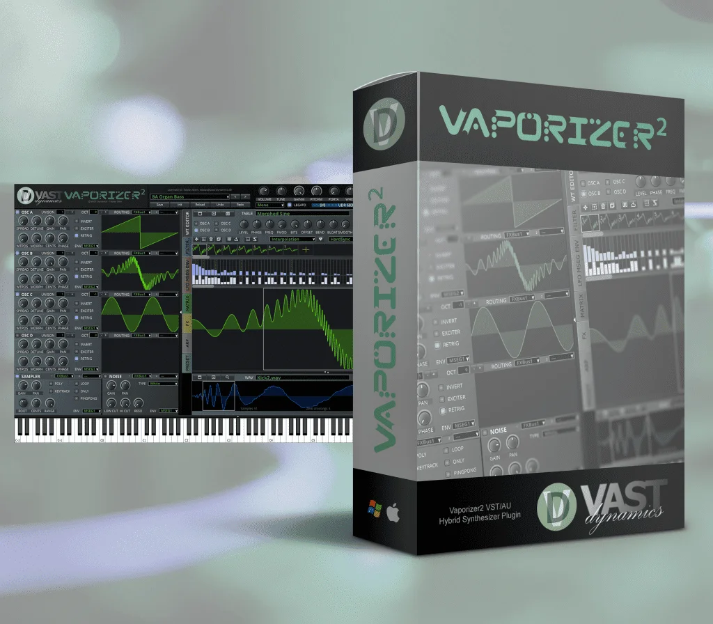 VAST Dynamics – Vaporizer2 v2.4.2 VSTi, VSTi3, AUi WIN.OSX x86 x64 – VST CRACK