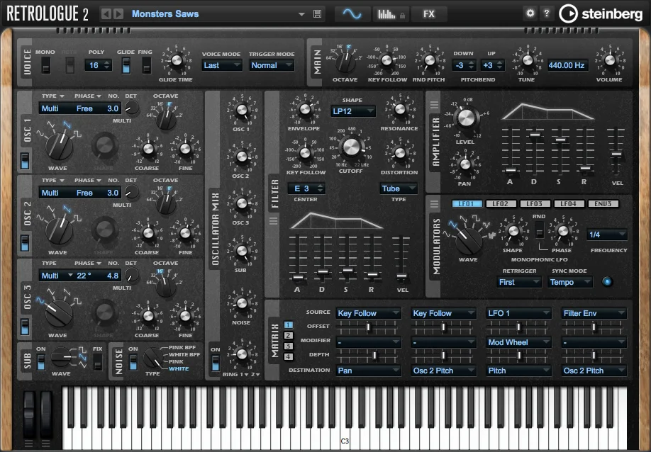 Steinberg – Retrologue PRO 2.2.20 VSTi, VSTi3, AAX x64 – VST CRACK