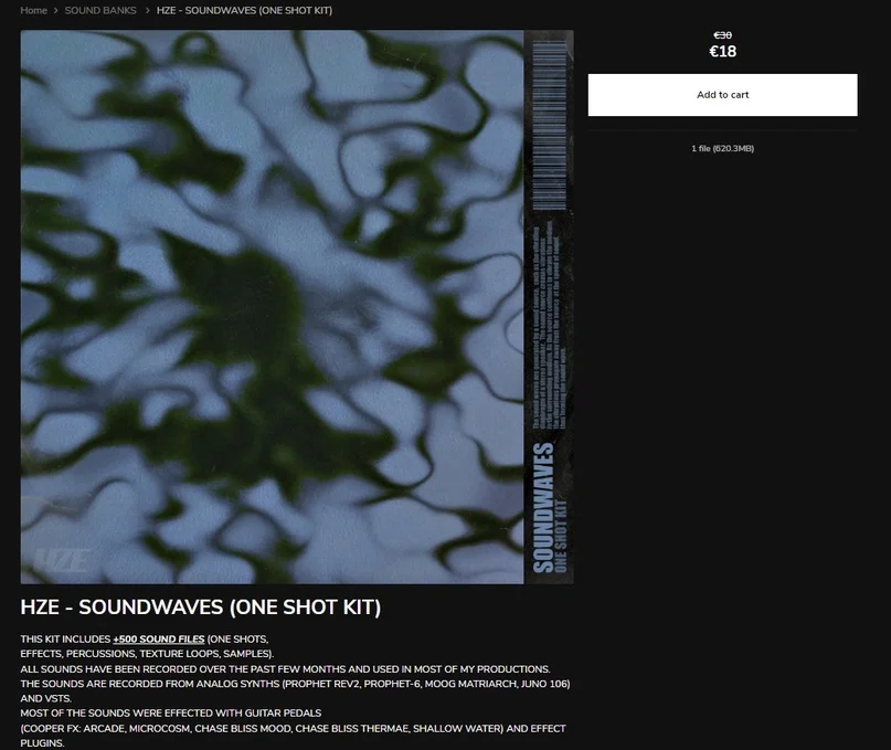 HZE – SOUNDWAVES (ONE SHOT KIT) (WAV) – VST CRACK