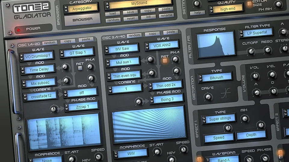 Tone2 – Gladiator3 v3.5.2 STANDALONE, VSTi, VSTi3 x64 – VST CRACK