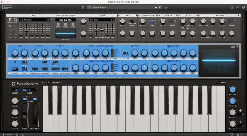 GForce & Novation – Bass Station 1.0.1 SAL, VSTi, VSTi3, AAX x64 – VST CRACK