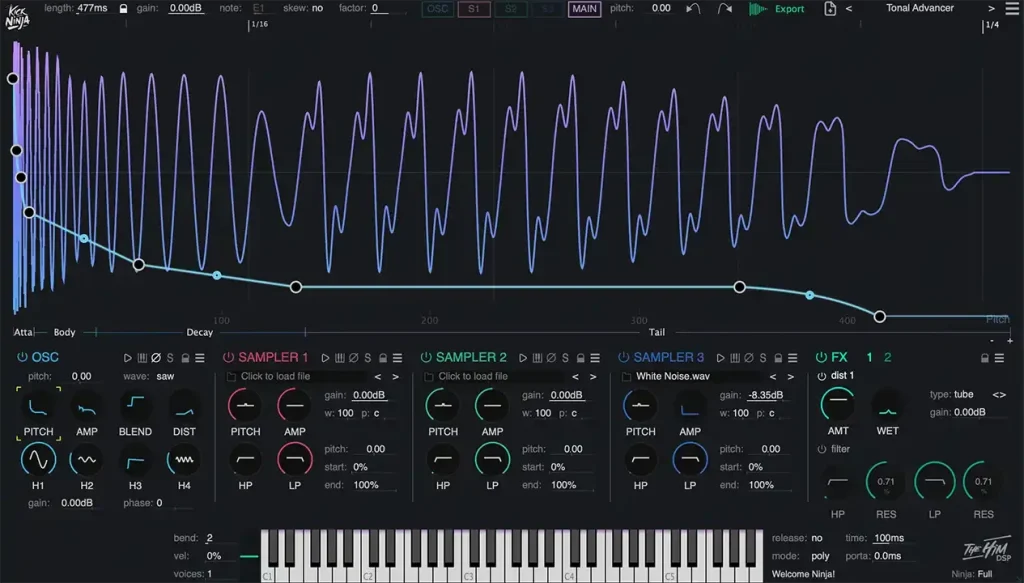 The Him DSP – Kick Ninja 1.2.0 VSTi3, AAX x64 – VST CRACK