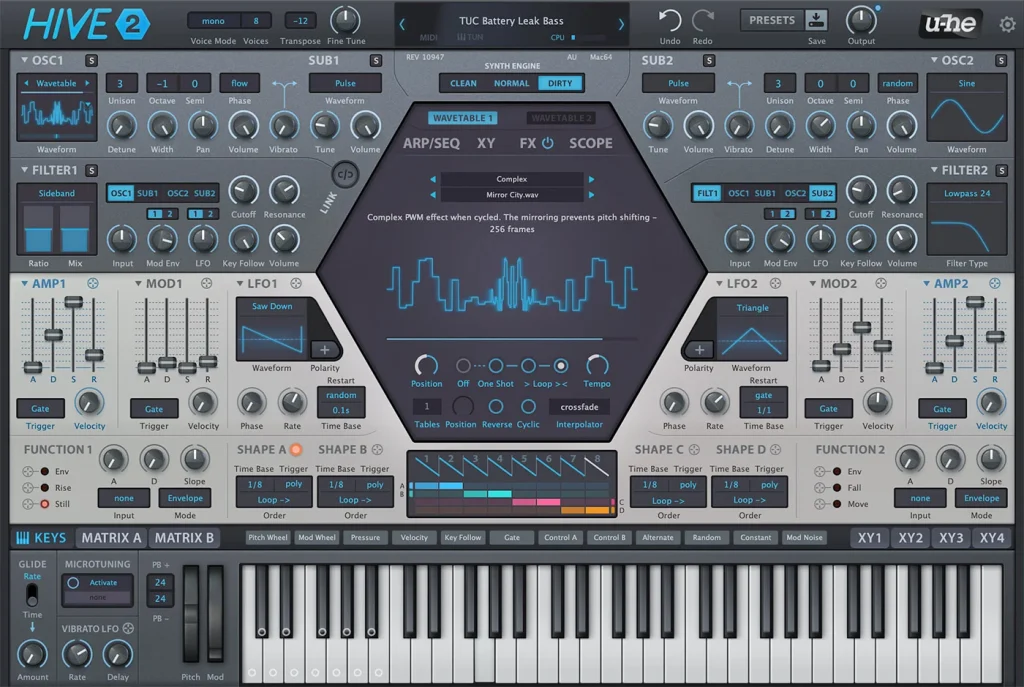 u-he – Hive 2.1.2 rev.16520 VST2, VST3, CLAP, AAX x86 x64 – VST CRACK