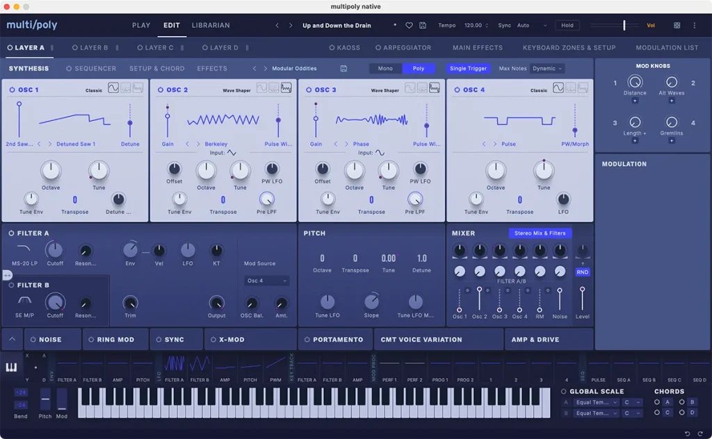 KORG – multipoly native 1.0.4 STANDALONE, VSTi3, AAX x64 – VST CRACK