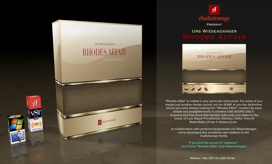 Audiolounge Urs Wiesendanger – Rhodes Affair 2.4.2.0 VSTi x86 x64 – VST CRACK