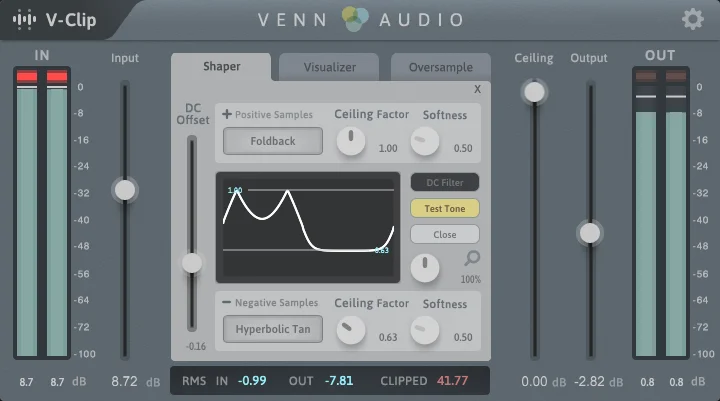 Venn Audio – V-Clip v1.0.02 VST, VST3, AAX X64 FiX – VST CRACK